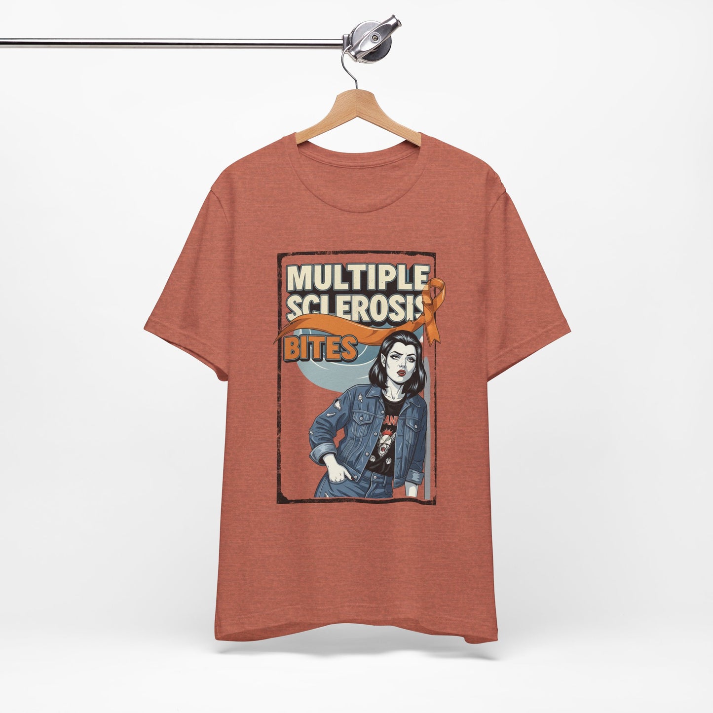 "Multiple Sclerosis Bites" Unisex T-shirt for MS Awareness