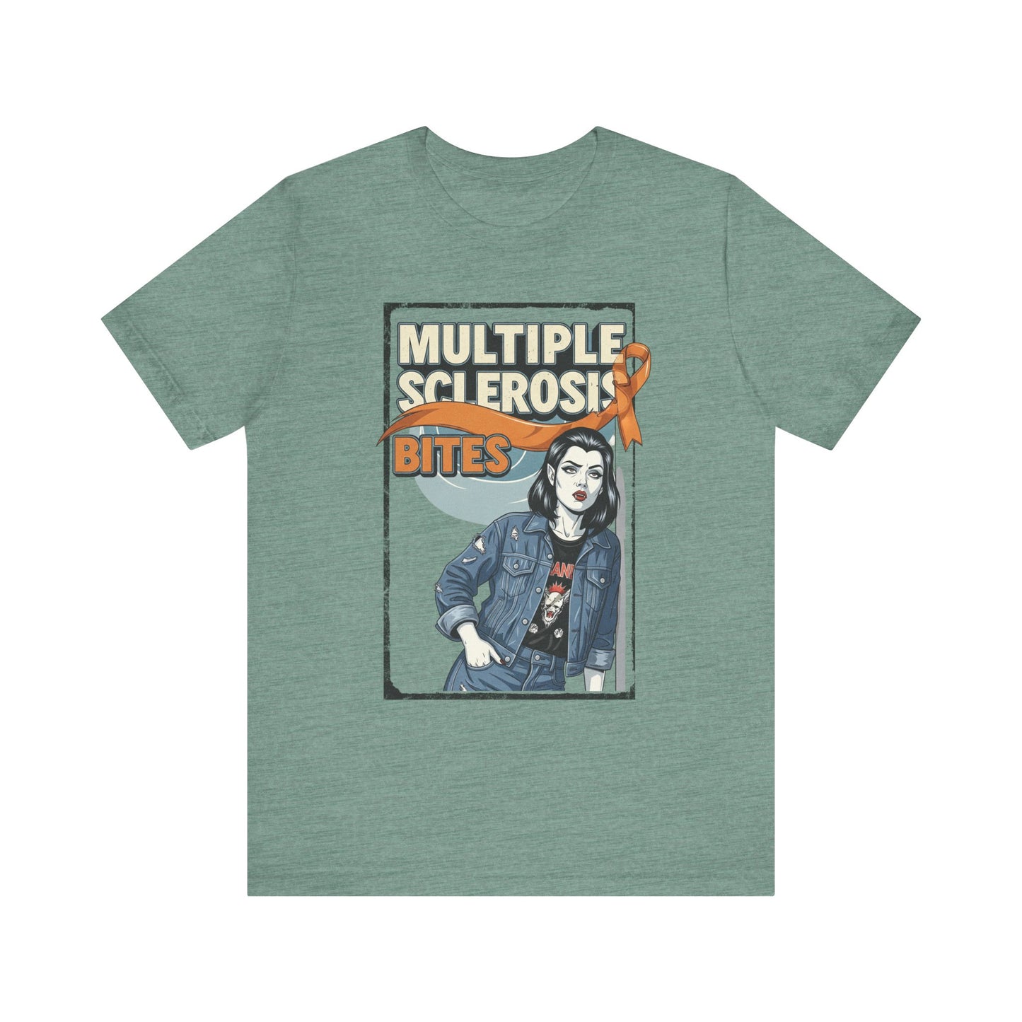 "Multiple Sclerosis Bites" Unisex T-shirt for MS Awareness