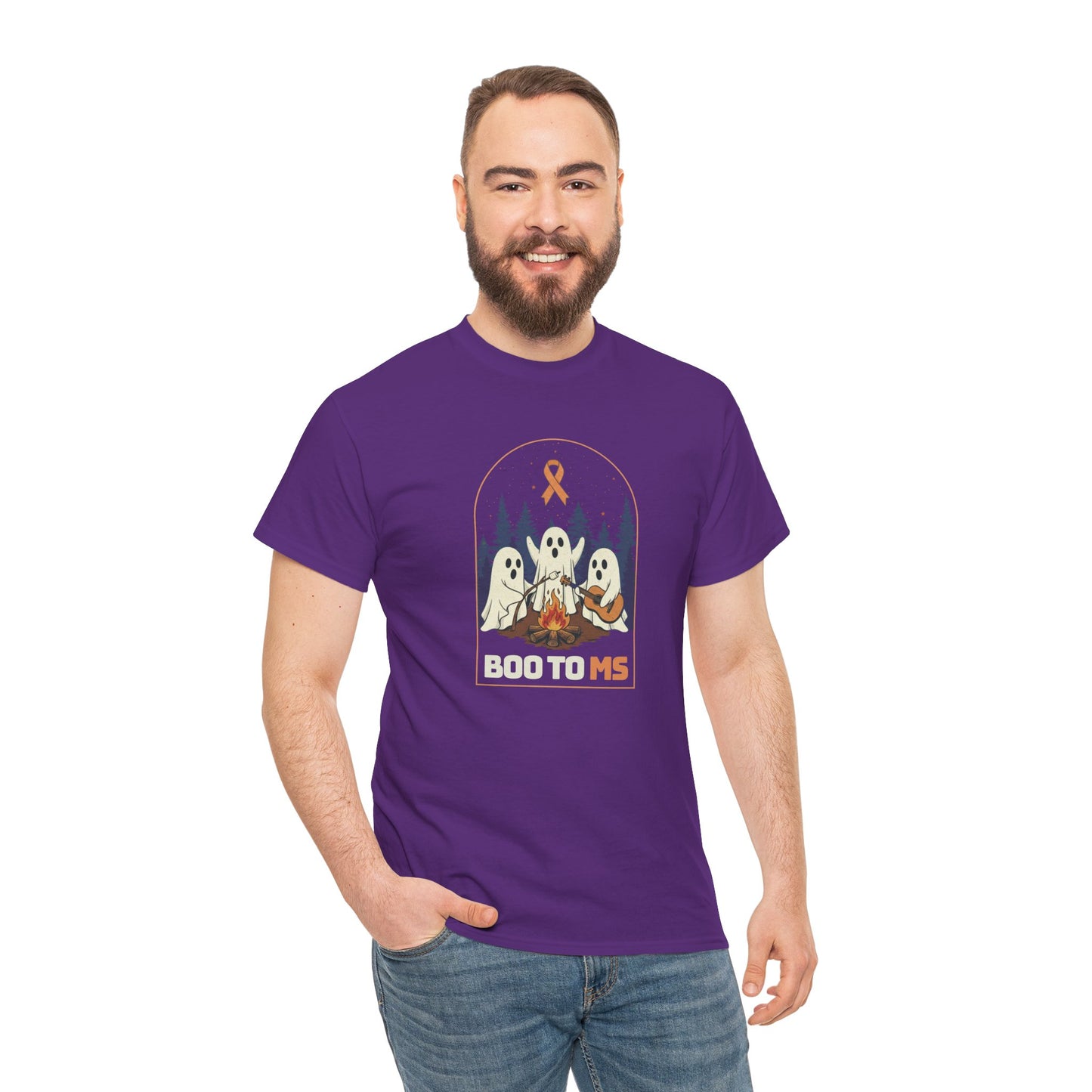 Cute Boo to MS Unisex Tee | Halloween Multiple Sclerosis Awareness T-Shirt