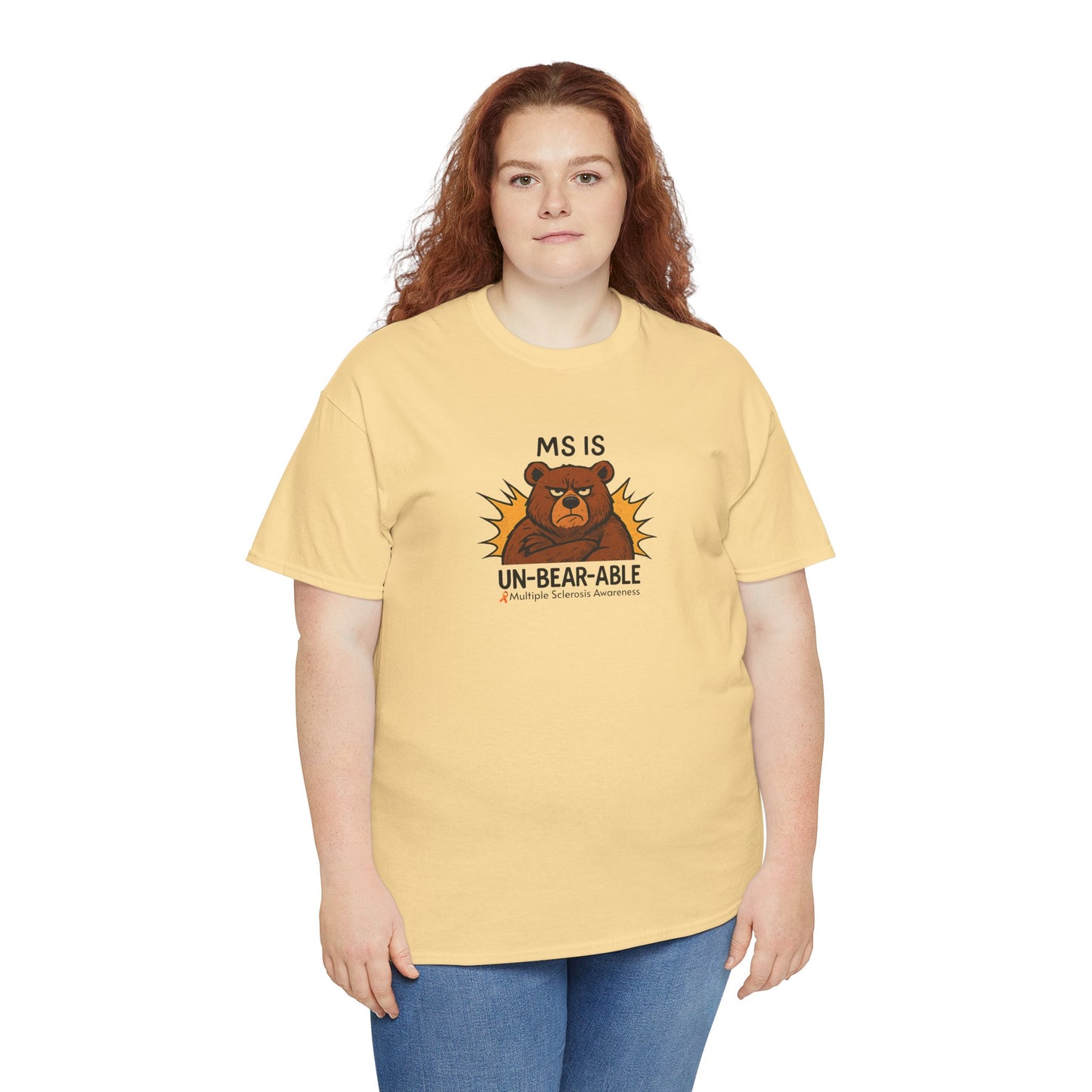 Punny MS is Un-Bear-Able T-shirt for Multiple Sclerosis Awareness