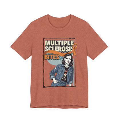 "Multiple Sclerosis Bites" Unisex T-shirt for MS Awareness