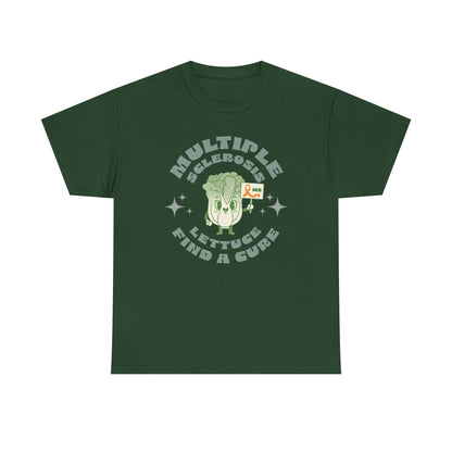 MS Awareness Punny Lettuce Find A Cure - Tee Unisex Adult for MS warriors, supporters, awareness