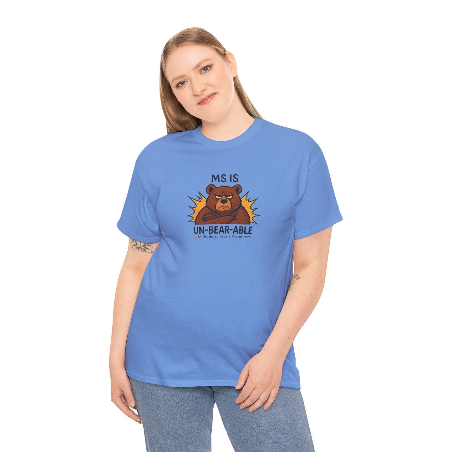 Punny MS is Un-Bear-Able T-shirt for Multiple Sclerosis Awareness