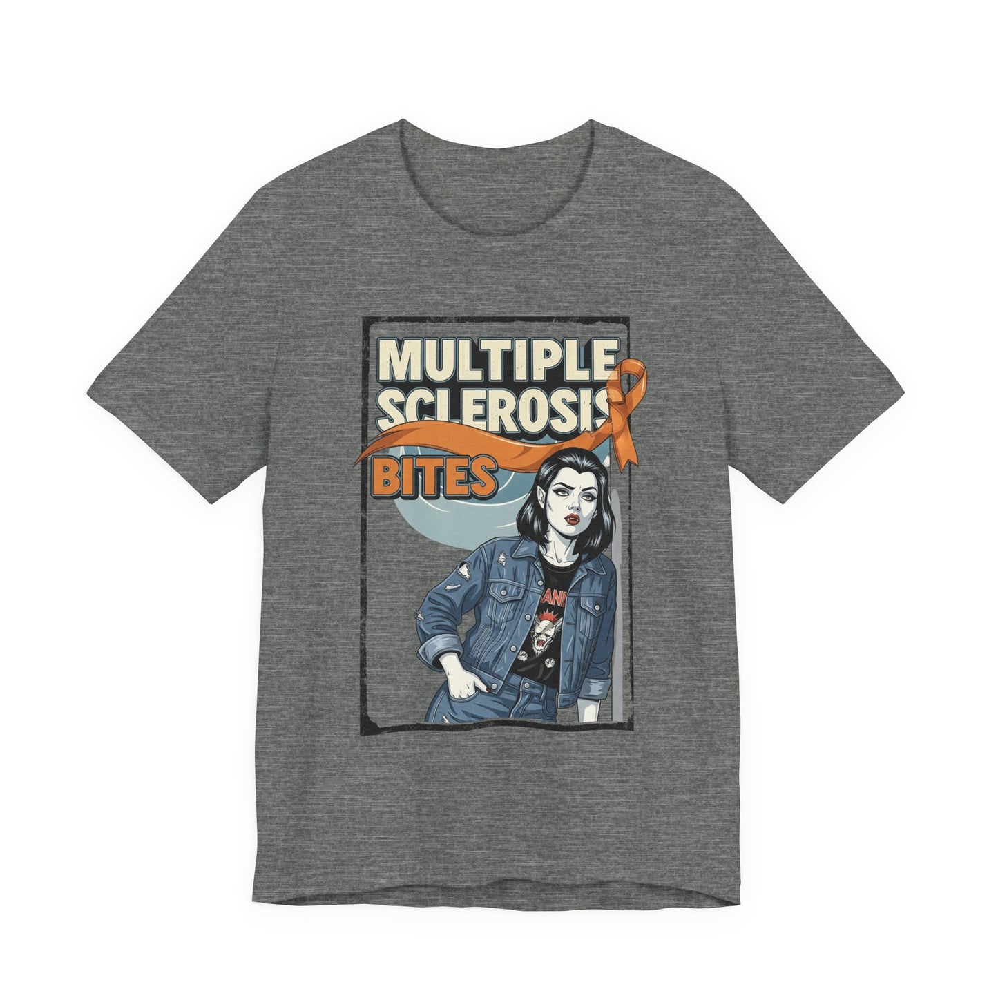 "Multiple Sclerosis Bites" Unisex T-shirt for MS Awareness