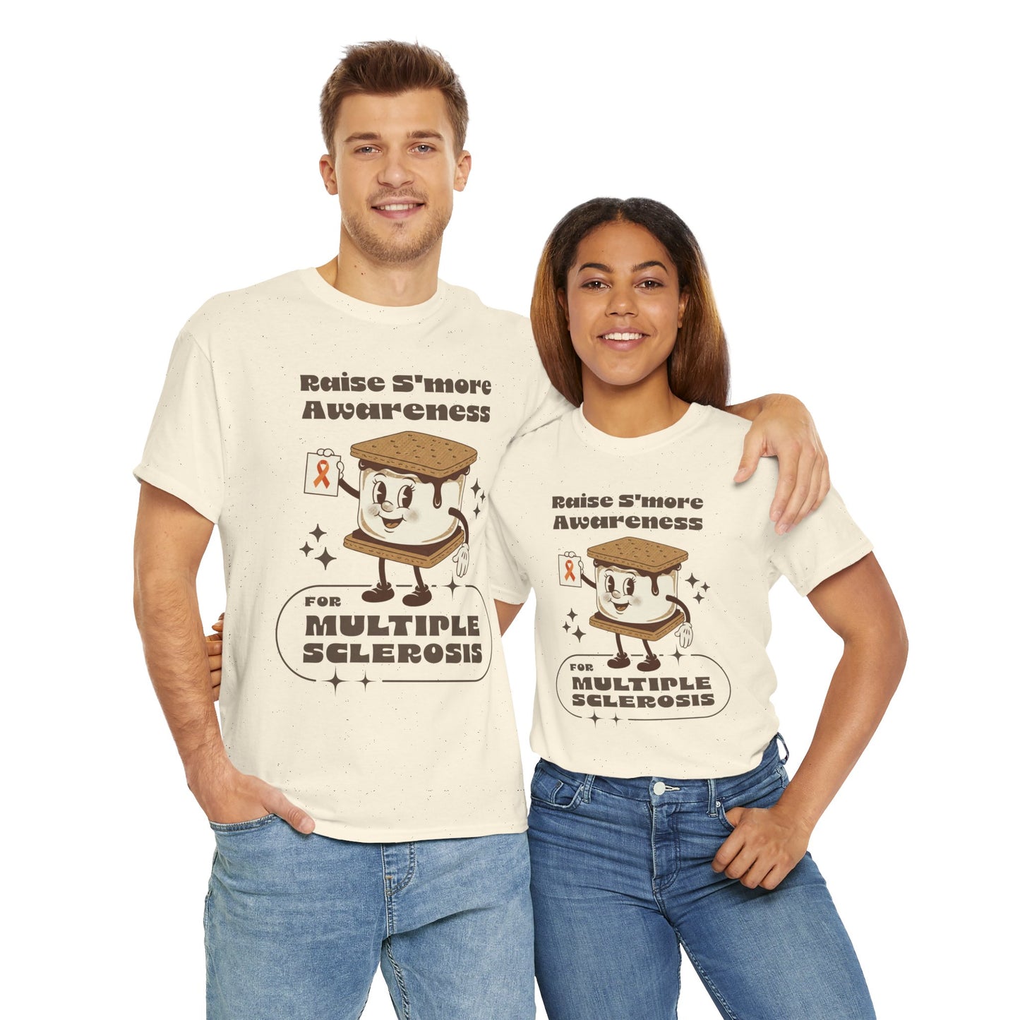 Raise S'more Awareness for Multiple Sclerosis,- Unisex Heavy Cotton Tee - Awareness Tee, Charity T-Shirt, Casual Wear, Fun Gift Idea, [...]