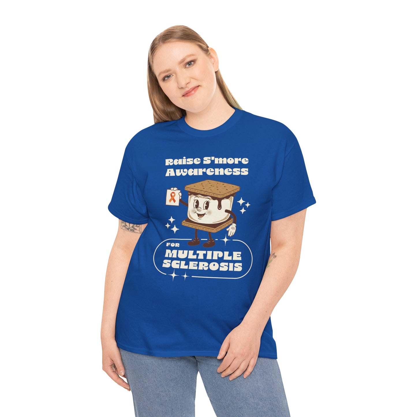 Raise S'more Awareness for Multiple Sclerosis,- Unisex Heavy Cotton Tee - Awareness Tee, Charity T-Shirt, Casual Wear, Fun Gift Idea, [...]