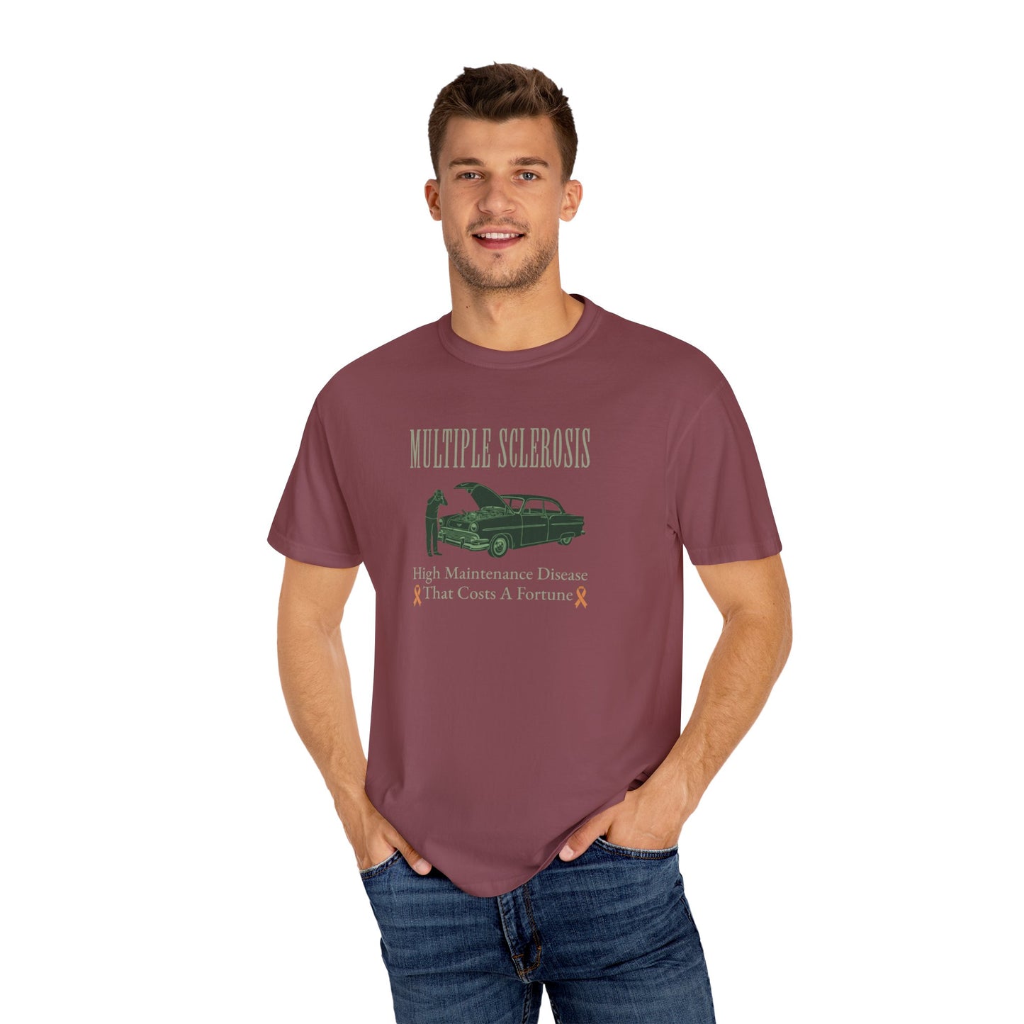MS Awareness Unisex T-shirt - High Maintenance Disease for Car Lovers