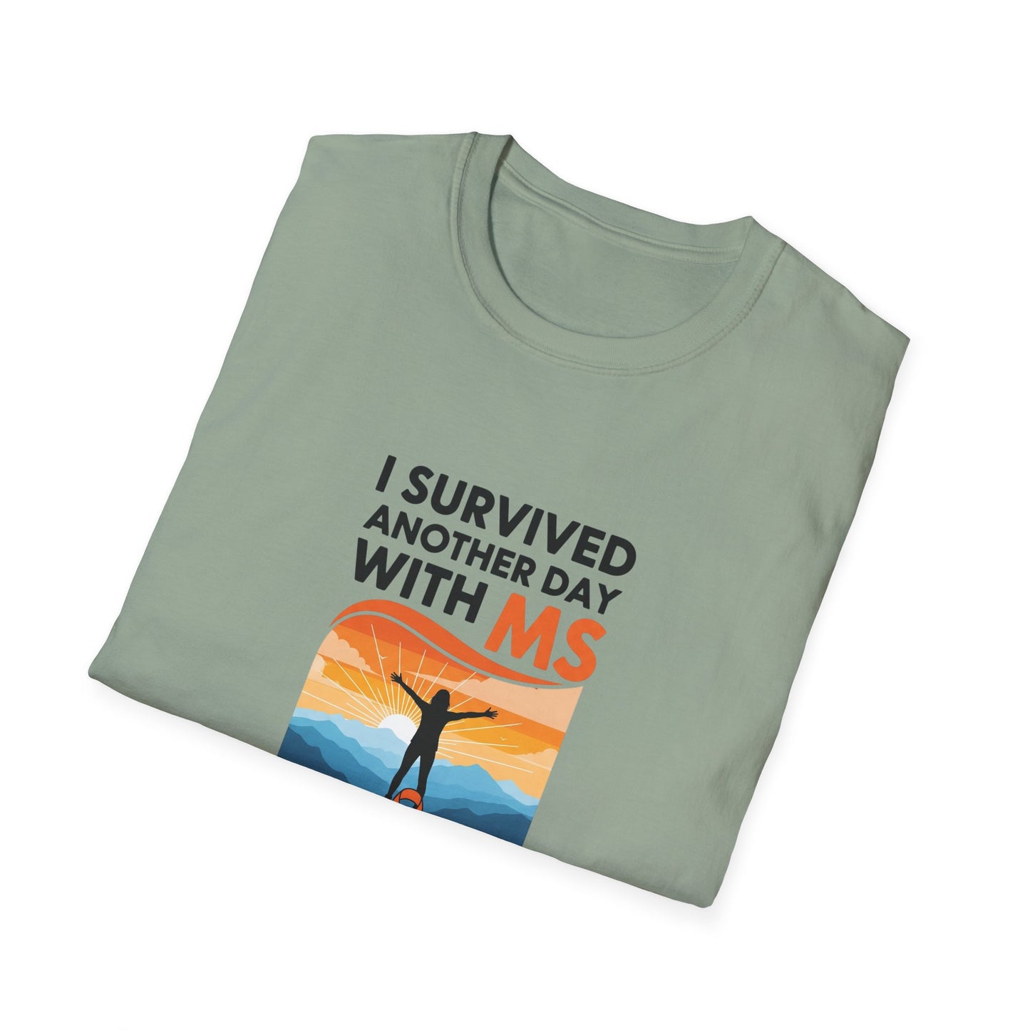 I Survived Another Day with MS T-Shirt | Multiple Sclerosis Awareness Tee | Chronic Illness Warrior Shirt