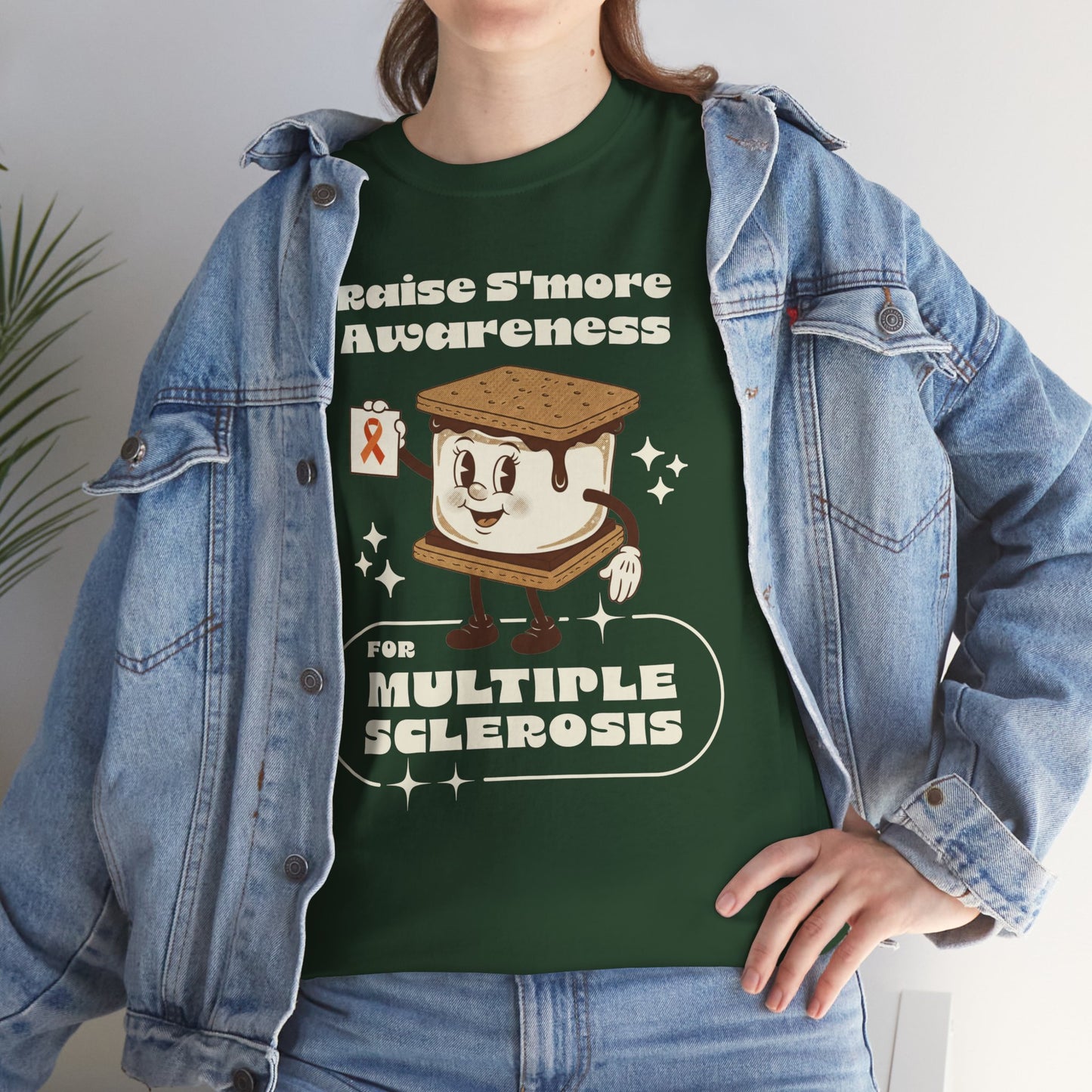 Raise S'more Awareness for Multiple Sclerosis,- Unisex Heavy Cotton Tee - Awareness Tee, Charity T-Shirt, Casual Wear, Fun Gift Idea, [...]