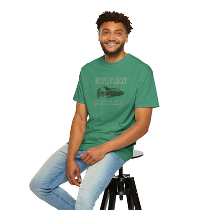 MS Awareness Unisex T-shirt - High Maintenance Disease for Car Lovers