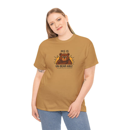 Punny MS is Un-Bear-Able T-shirt for Multiple Sclerosis Awareness