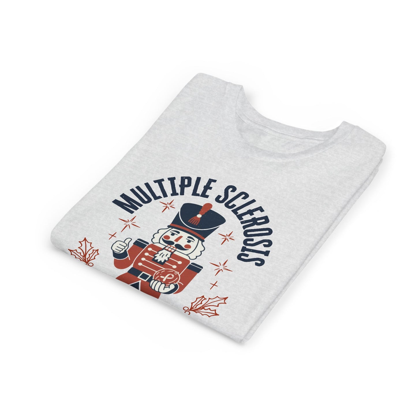 Youth "Crackn' For a Cure" Holiday Short Sleeve Tee for MS Awareness