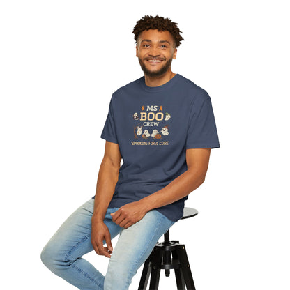 MS Boo Crew Unisex T-shirt -  Festive Fall T-Shirt for MS Awareness and Halloween