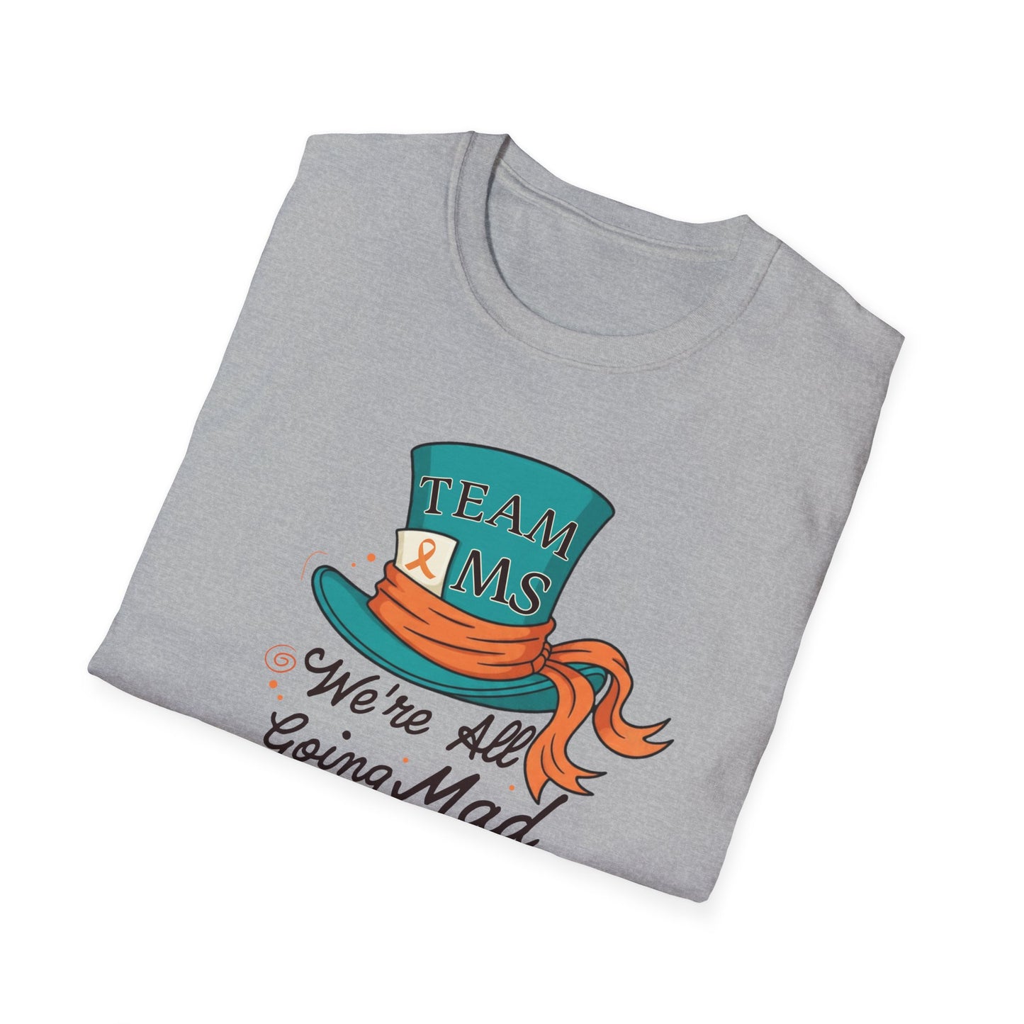 Mad For a Cure T-Shirt, Team MS Shirt, Unisex Softstyle Tee, Cure Awareness Tee, Fun Gift for Alice in Wonderland Fans, Birthday Gift, [...]
