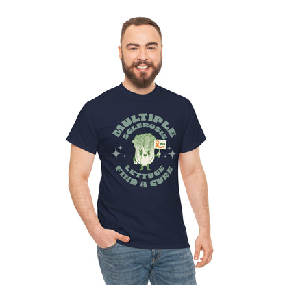 MS Awareness Punny Lettuce Find A Cure - Tee Unisex Adult for MS warriors, supporters, awareness