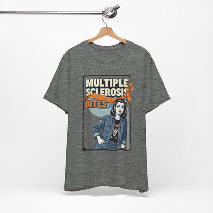 "Multiple Sclerosis Bites" Unisex T-shirt for MS Awareness