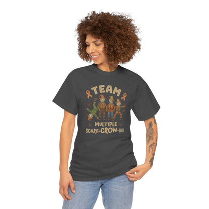 Multiple Scare-Crow-Sis Unisex Heavy Cotton Tee
