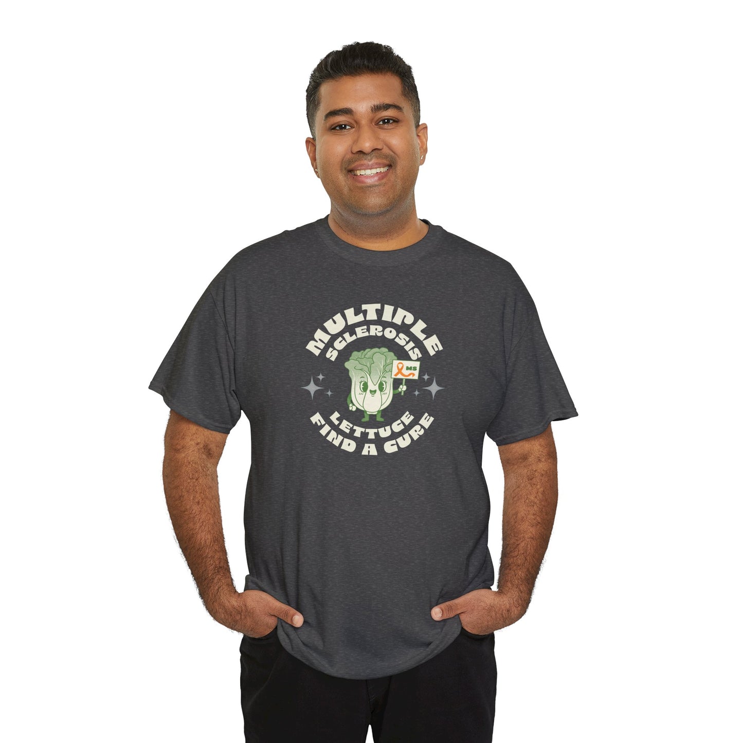 MS Awareness Punny Lettuce Find A Cure - Tee Unisex Adult for MS warriors, supporters, awareness