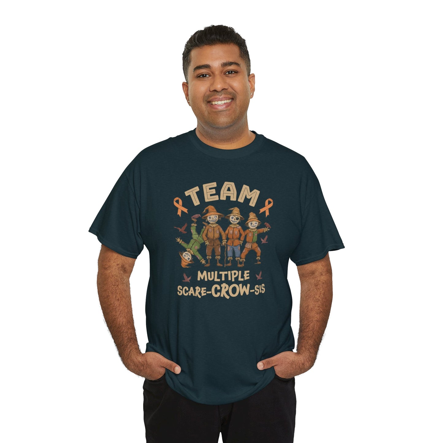 Multiple Scare-Crow-Sis Unisex Heavy Cotton Tee
