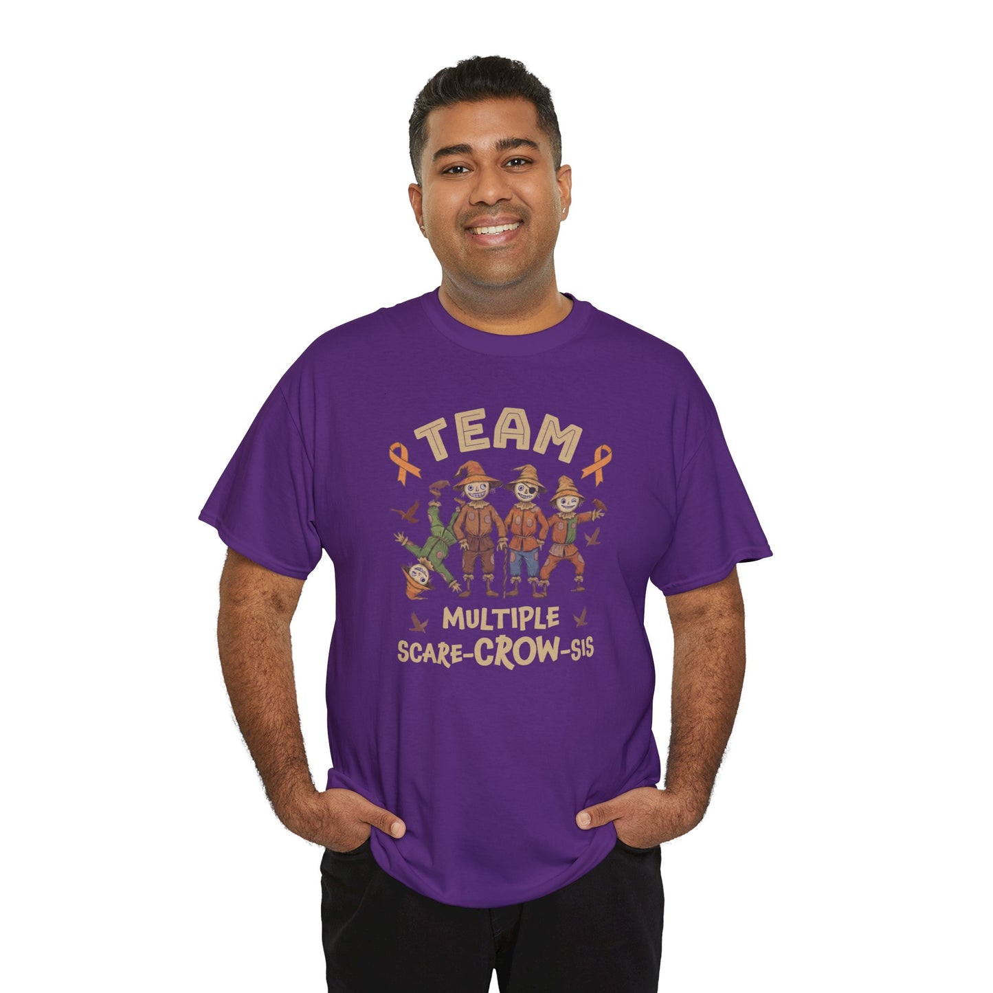 Multiple Scare-Crow-Sis Unisex Heavy Cotton Tee