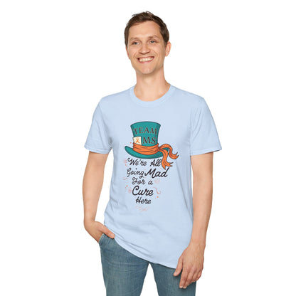 Mad For a Cure T-Shirt, Team MS Shirt, Unisex Softstyle Tee, Cure Awareness Tee, Fun Gift for Alice in Wonderland Fans, Birthday Gift, [...]