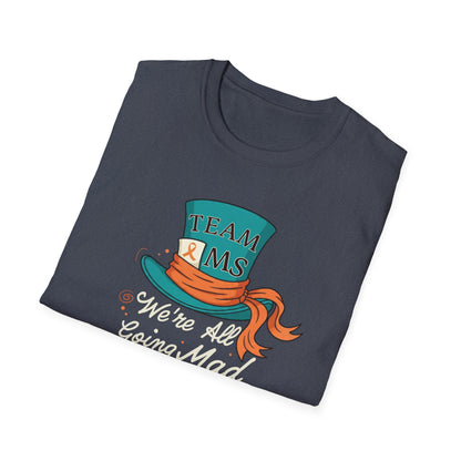 Mad For a Cure T-Shirt, Team MS Shirt, Unisex Softstyle Tee, Cure Awareness Tee, Fun Gift for Alice in Wonderland Fans, Birthday Gift, [...]