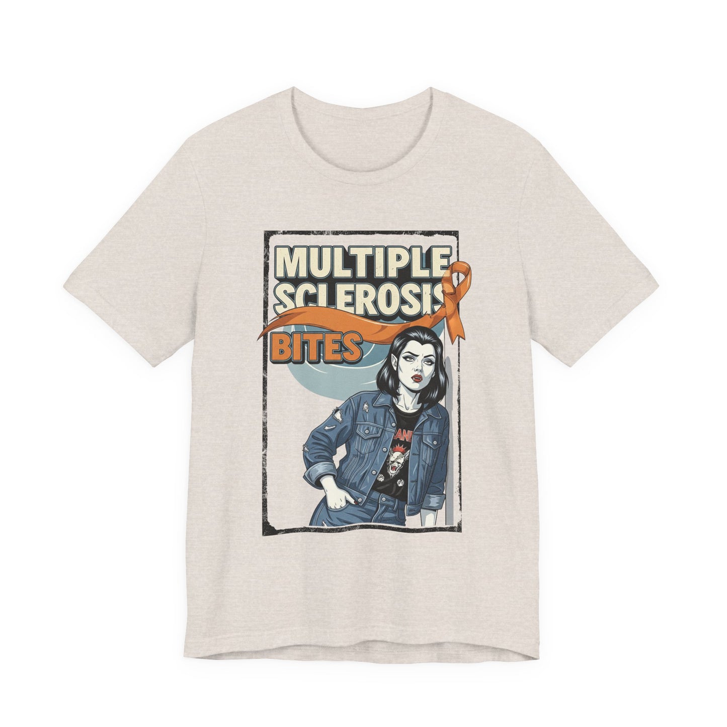 "Multiple Sclerosis Bites" Unisex T-shirt for MS Awareness