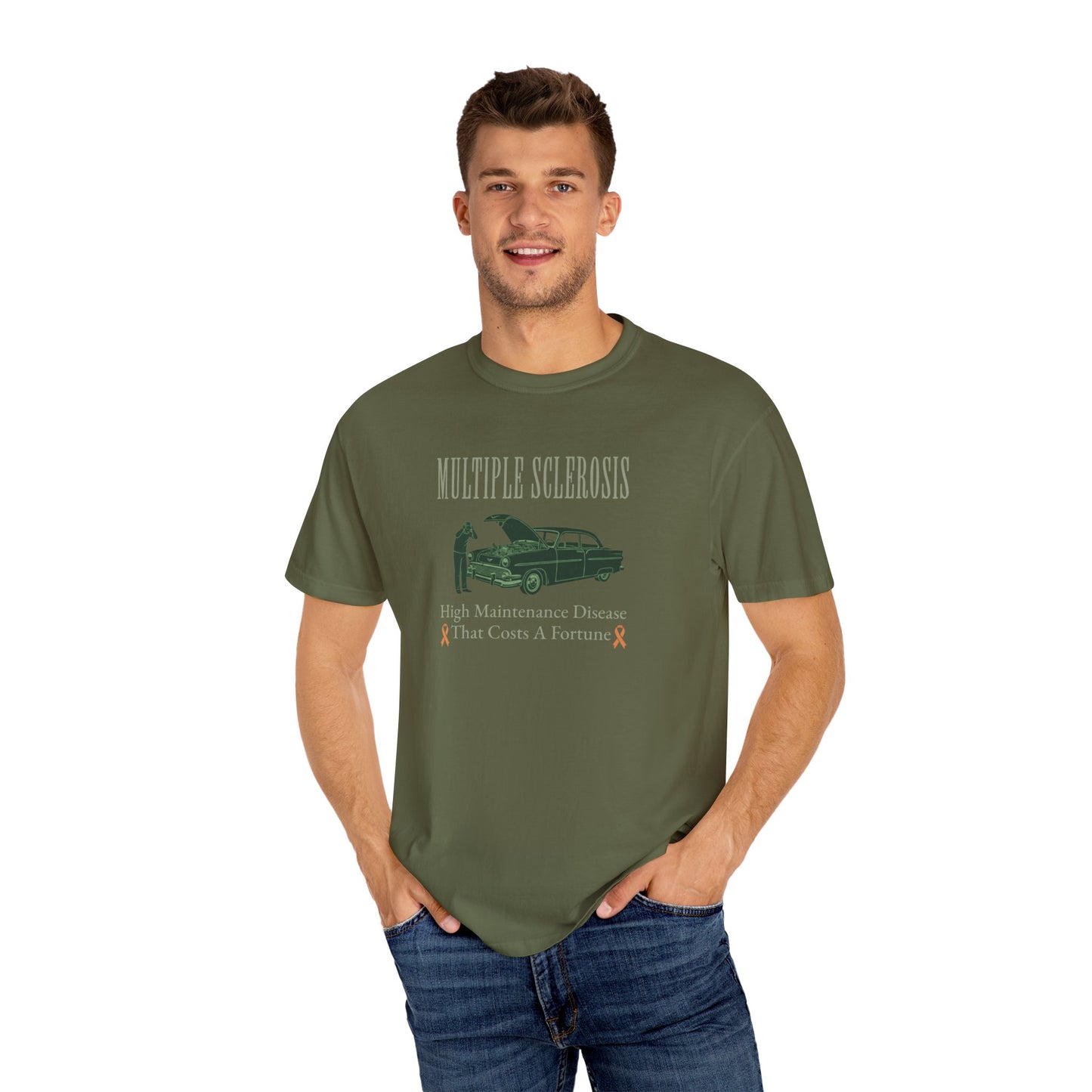 MS Awareness Unisex T-shirt - High Maintenance Disease for Car Lovers