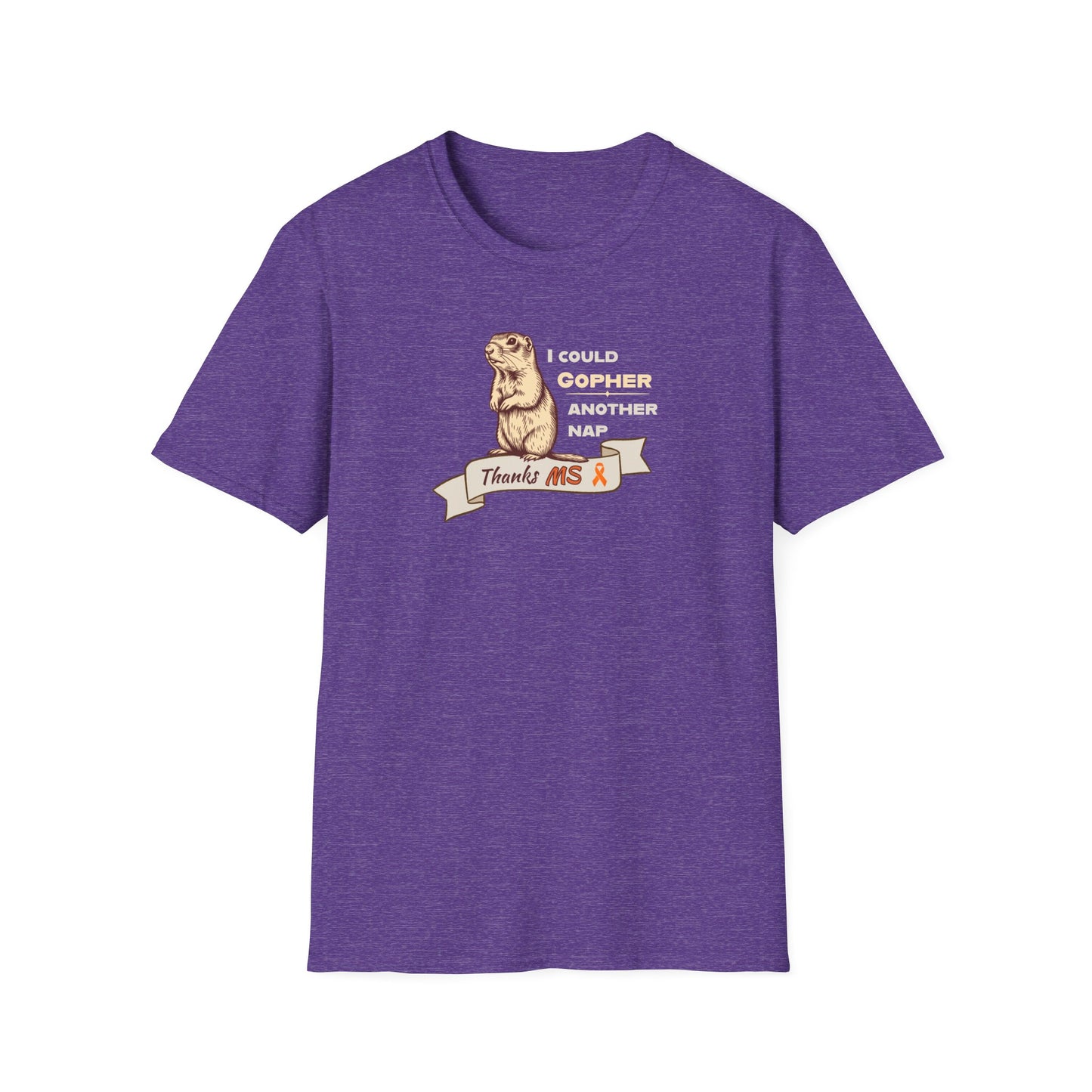"Gopher a Nap" Unisex Tee: A Humorous Nod to Living with MS