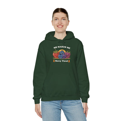 Berry Tired Hoodie - Funny Fruit Sweatshirt, Unisex Apparel, Cute Gift for Fruit Lovers, Cozy Wear, Humor Clothing