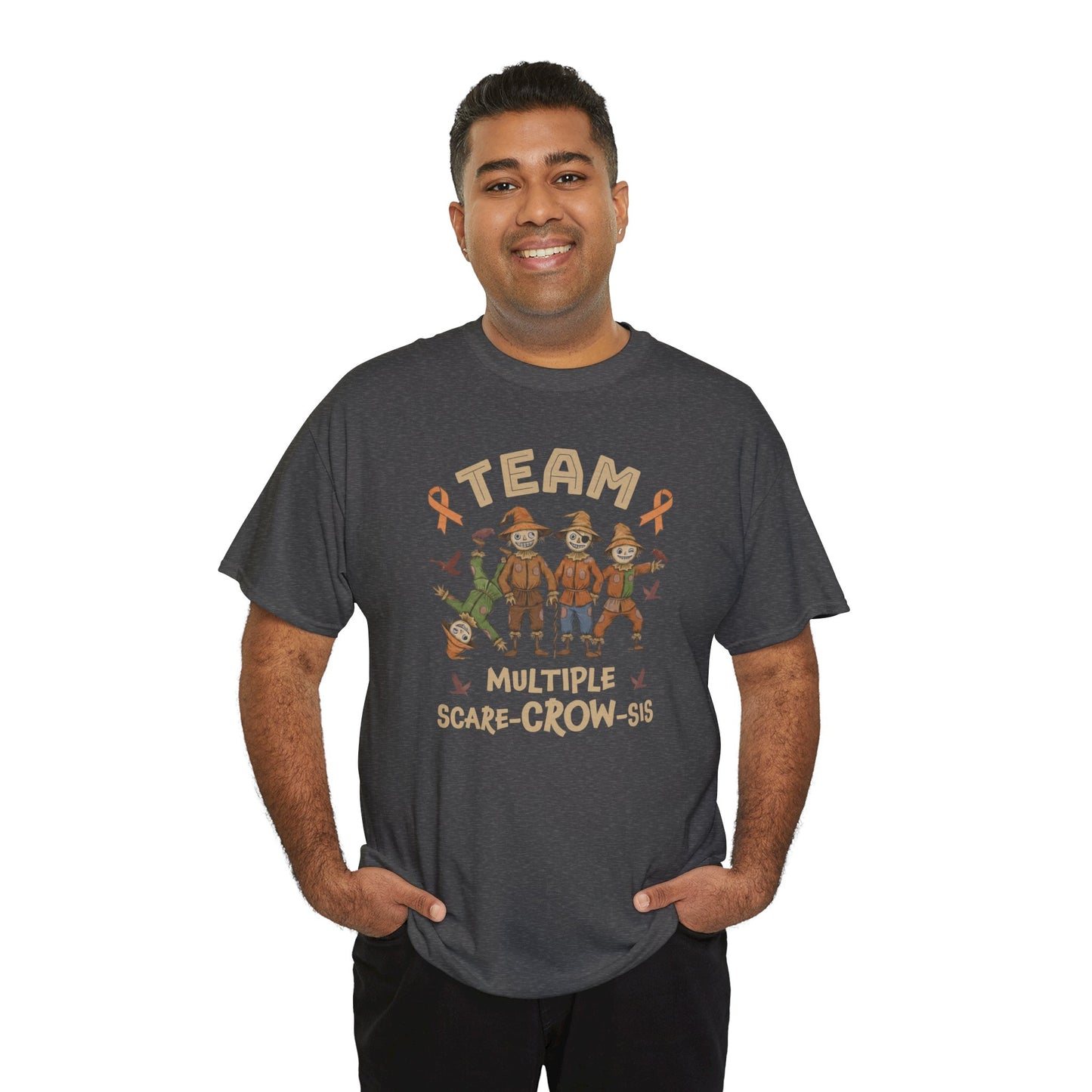 Multiple Scare-Crow-Sis Unisex Heavy Cotton Tee