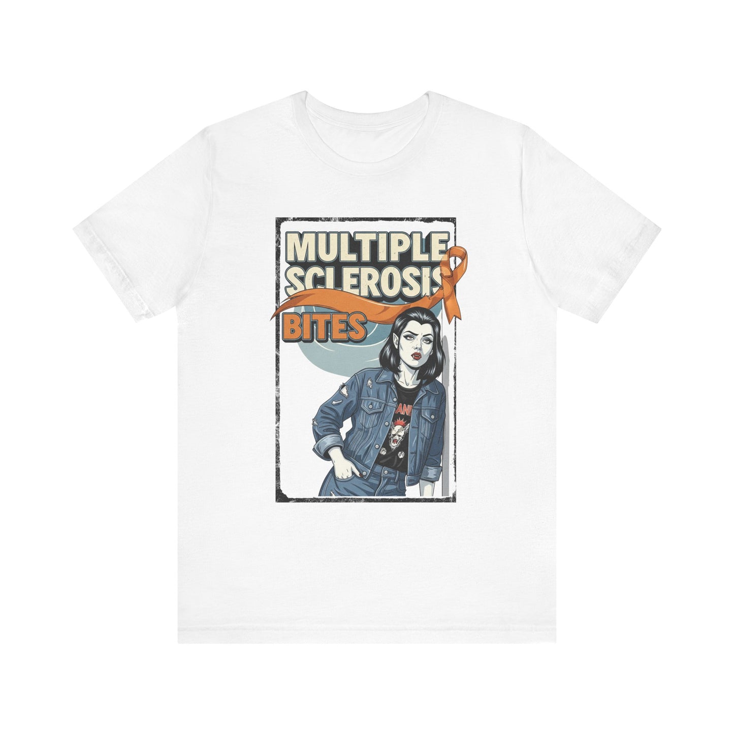 "Multiple Sclerosis Bites" Unisex T-shirt for MS Awareness