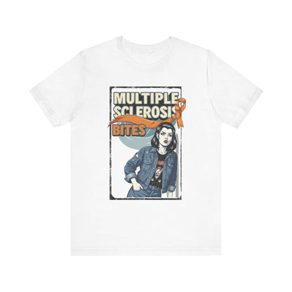 "Multiple Sclerosis Bites" Unisex T-shirt for MS Awareness