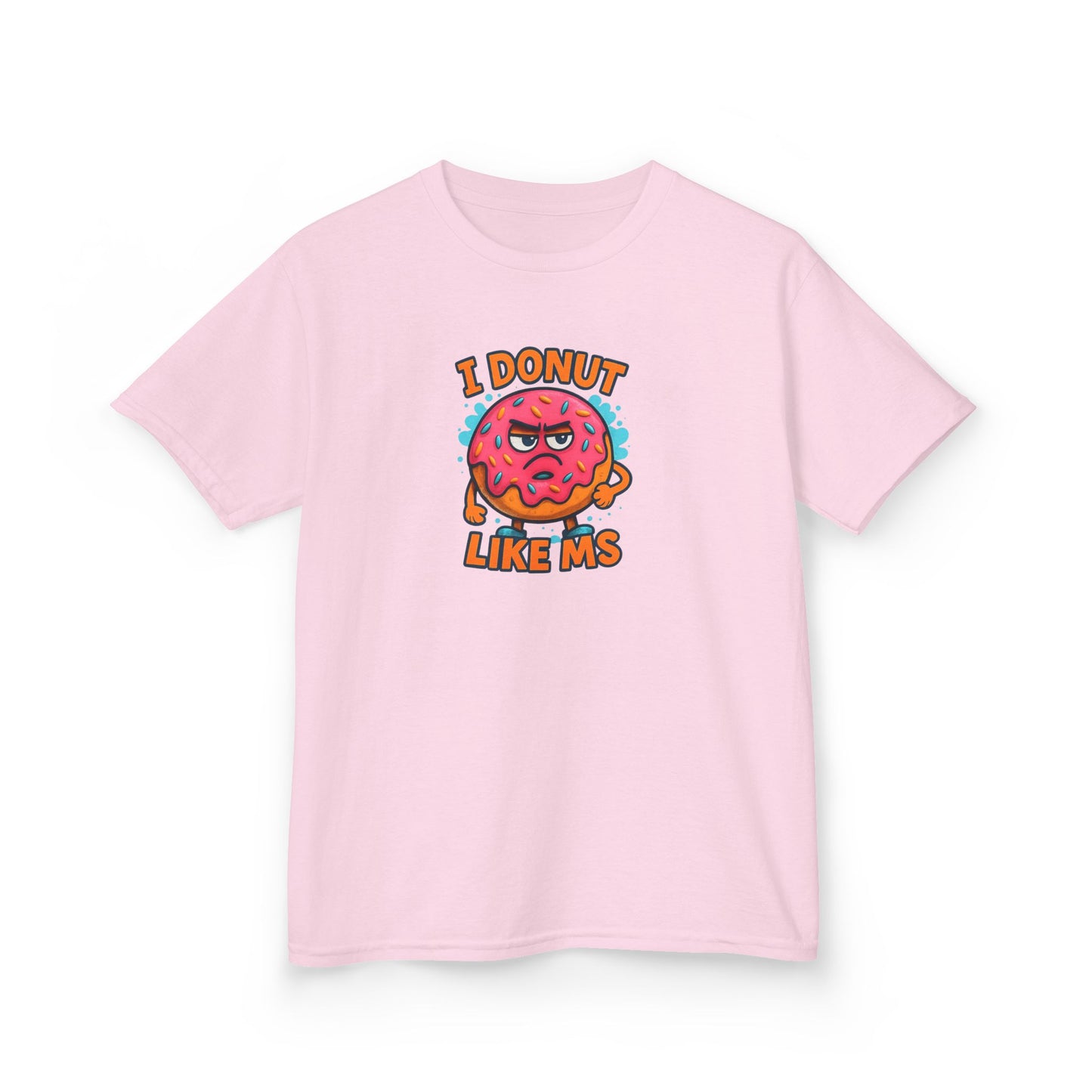 Kids "I Donut Like MS" T-Shirt | Youth Support Shirt for a Loved One with MS | Children's Chronic Illness Awareness Tee