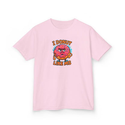 Kids "I Donut Like MS" T-Shirt | Youth Support Shirt for a Loved One with MS | Children's Chronic Illness Awareness Tee