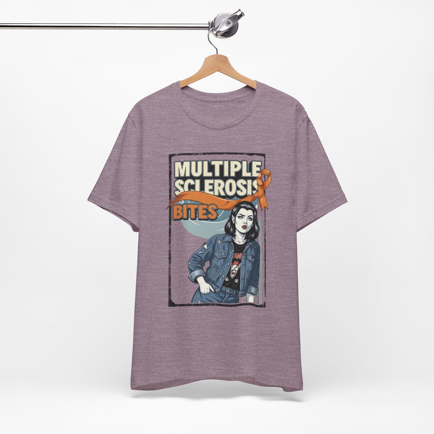 "Multiple Sclerosis Bites" Unisex T-shirt for MS Awareness