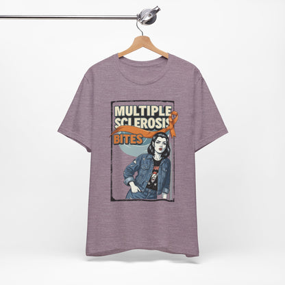 "Multiple Sclerosis Bites" Unisex T-shirt for MS Awareness