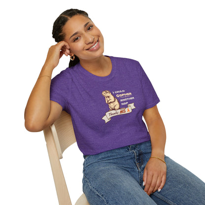 "Gopher a Nap" Unisex Tee: A Humorous Nod to Living with MS