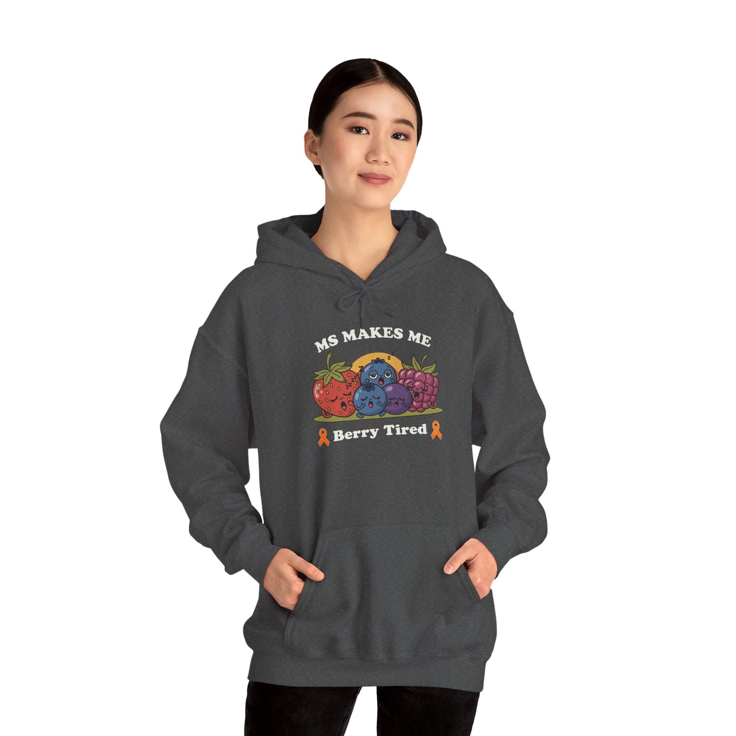 Berry Tired Hoodie - Funny Fruit Sweatshirt, Unisex Apparel, Cute Gift for Fruit Lovers, Cozy Wear, Humor Clothing