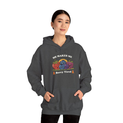 Berry Tired Hoodie - Funny Fruit Sweatshirt, Unisex Apparel, Cute Gift for Fruit Lovers, Cozy Wear, Humor Clothing