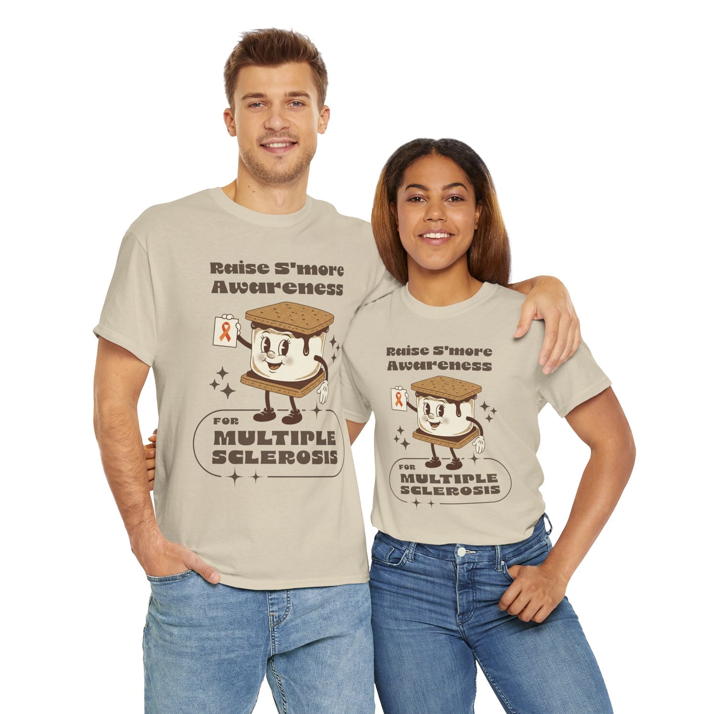 Raise S'more Awareness for Multiple Sclerosis,- Unisex Heavy Cotton Tee - Awareness Tee, Charity T-Shirt, Casual Wear, Fun Gift Idea, [...]
