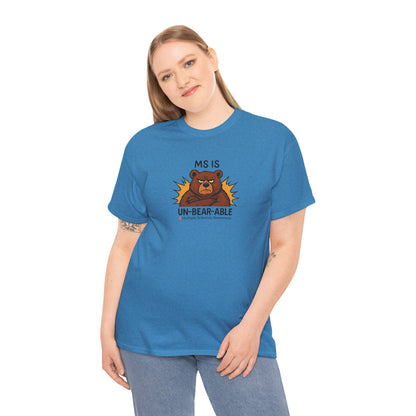 Punny MS is Un-Bear-Able T-shirt for Multiple Sclerosis Awareness