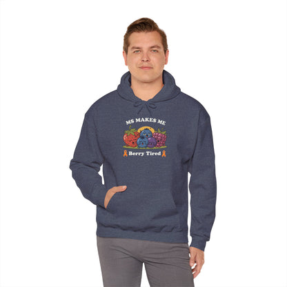 Berry Tired Hoodie - Funny Fruit Sweatshirt, Unisex Apparel, Cute Gift for Fruit Lovers, Cozy Wear, Humor Clothing