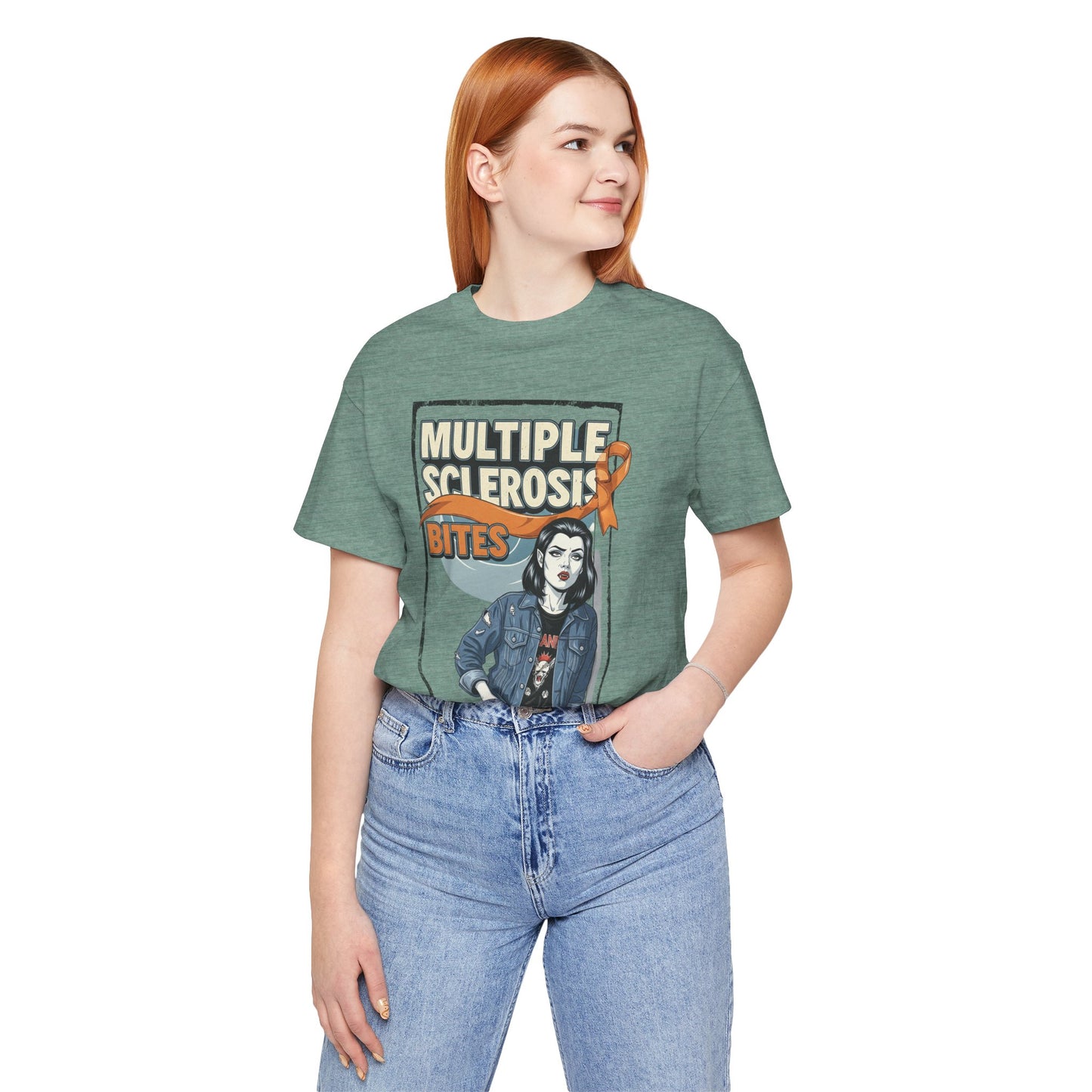 "Multiple Sclerosis Bites" Unisex T-shirt for MS Awareness