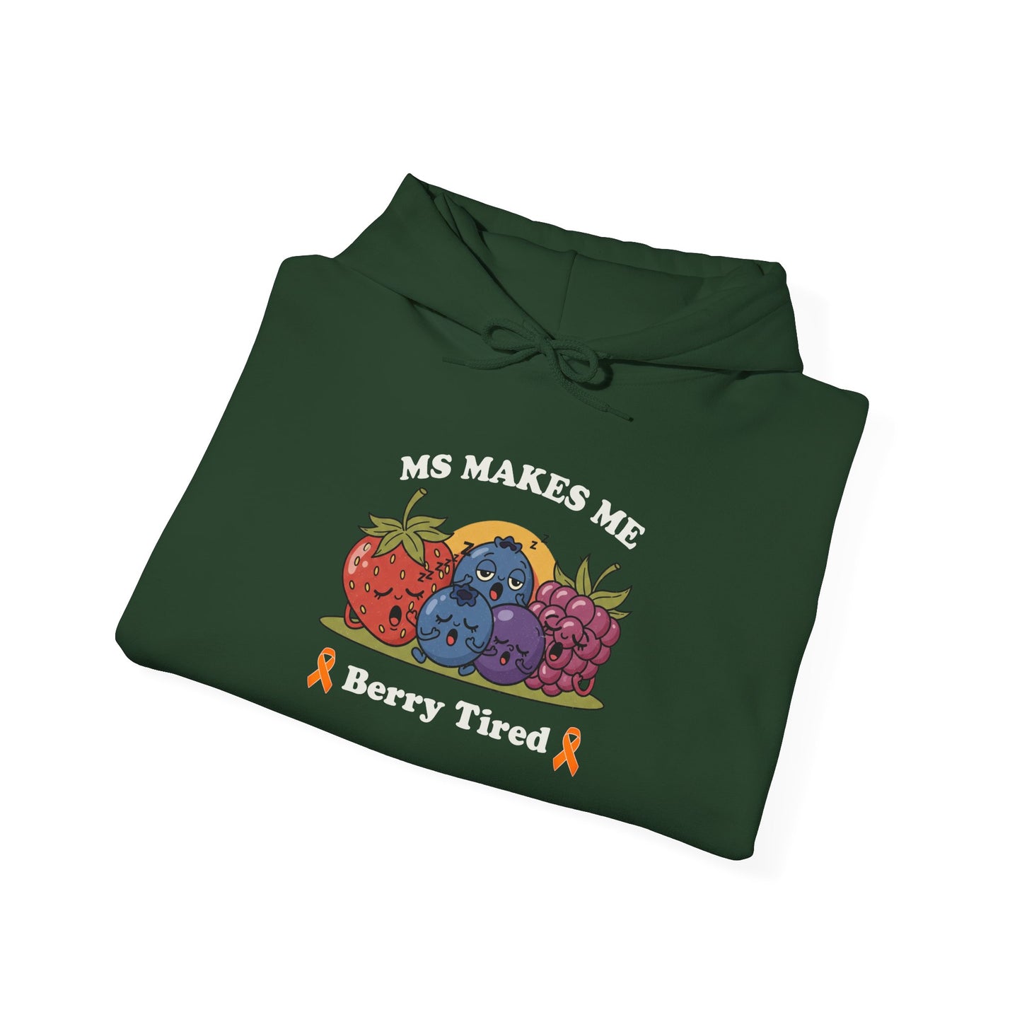 Berry Tired Hoodie - Funny Fruit Sweatshirt, Unisex Apparel, Cute Gift for Fruit Lovers, Cozy Wear, Humor Clothing