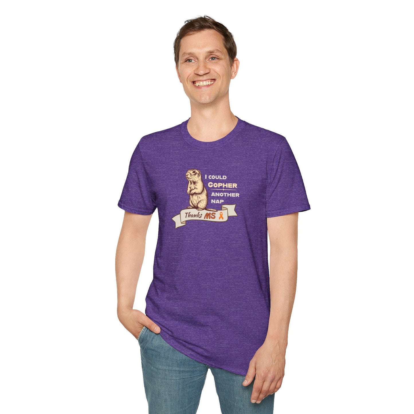"Gopher a Nap" Unisex Tee: A Humorous Nod to Living with MS