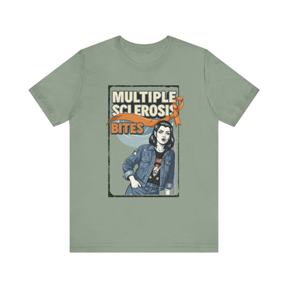 "Multiple Sclerosis Bites" Unisex T-shirt for MS Awareness