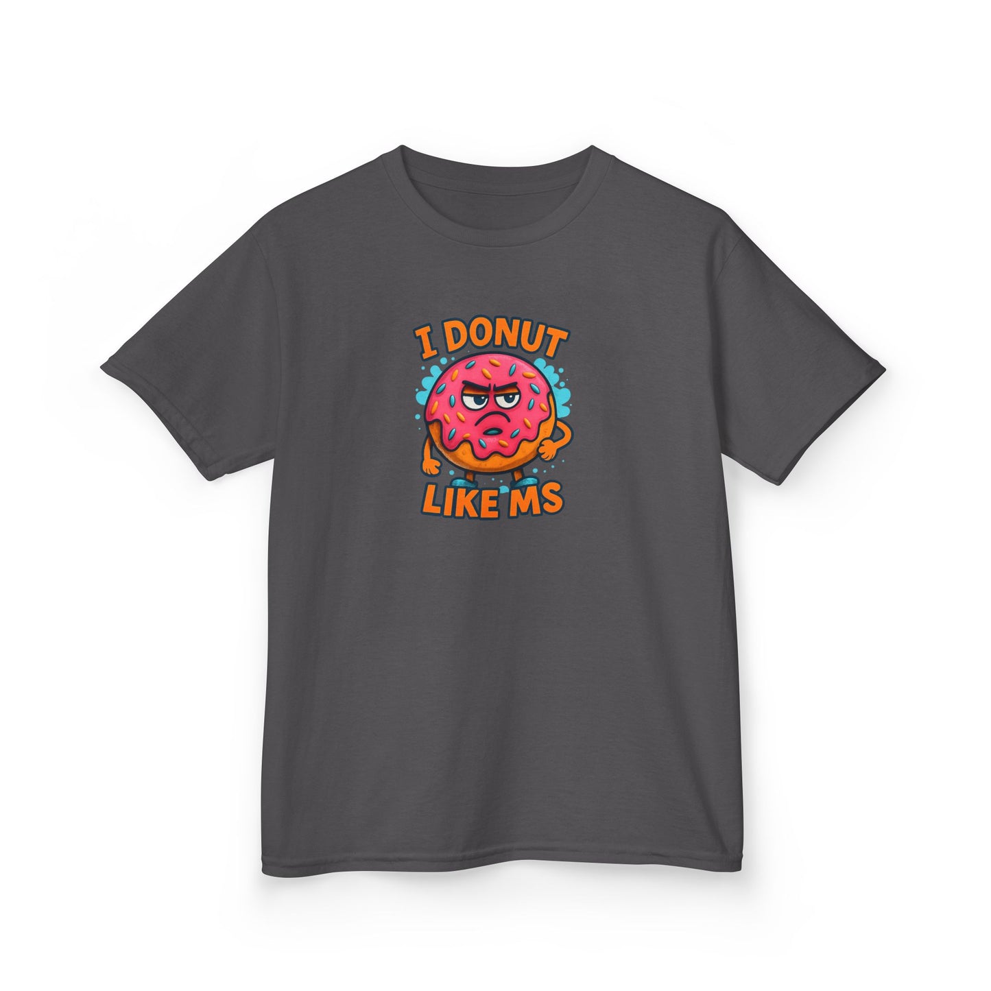 Kids "I Donut Like MS" T-Shirt | Youth Support Shirt for a Loved One with MS | Children's Chronic Illness Awareness Tee