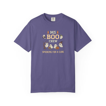 MS Boo Crew Unisex T-shirt -  Festive Fall T-Shirt for MS Awareness and Halloween