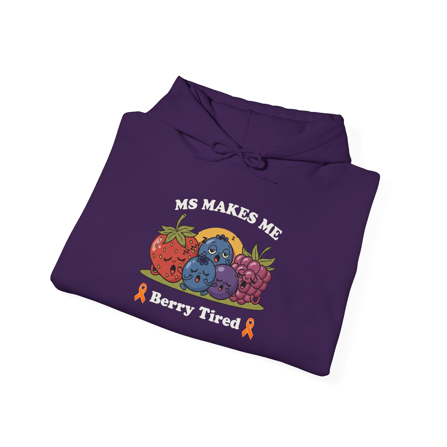Berry Tired Hoodie - Funny Fruit Sweatshirt, Unisex Apparel, Cute Gift for Fruit Lovers, Cozy Wear, Humor Clothing